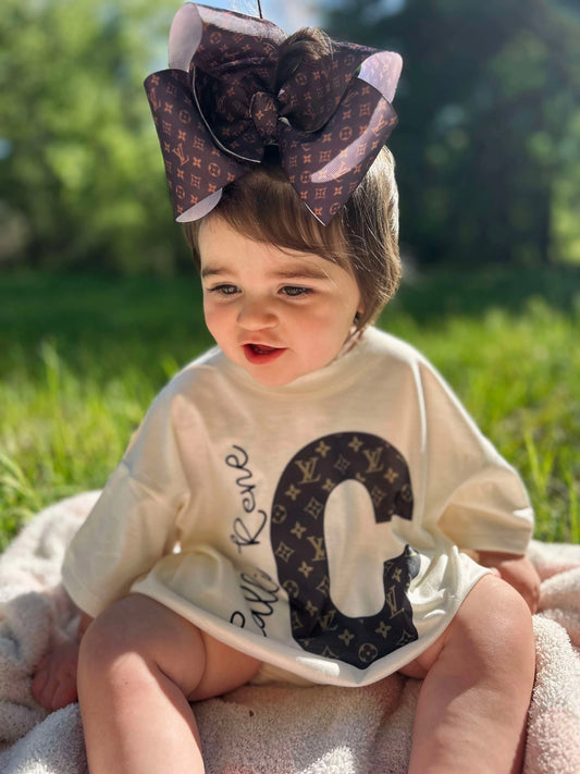 LV Style Initial + Name