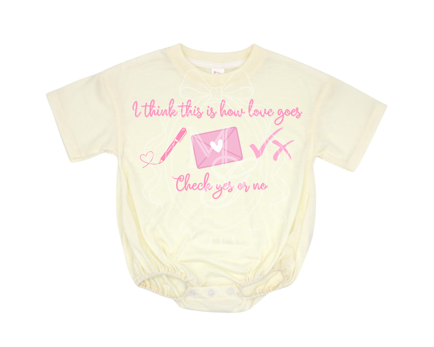 I think this is how love goes? Girl - (Child Sizes)