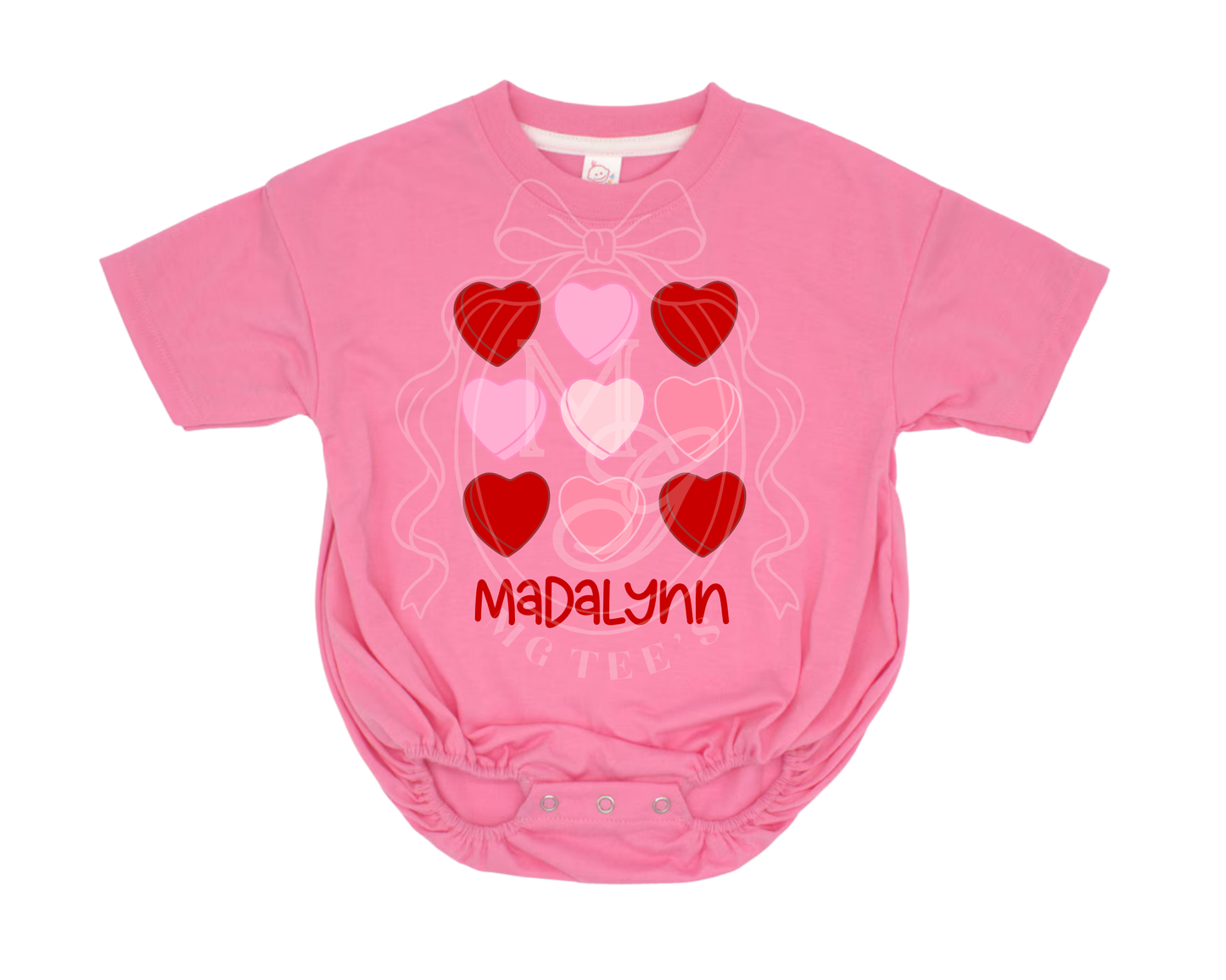 Girly Candy Hearts - (Child Sizes)