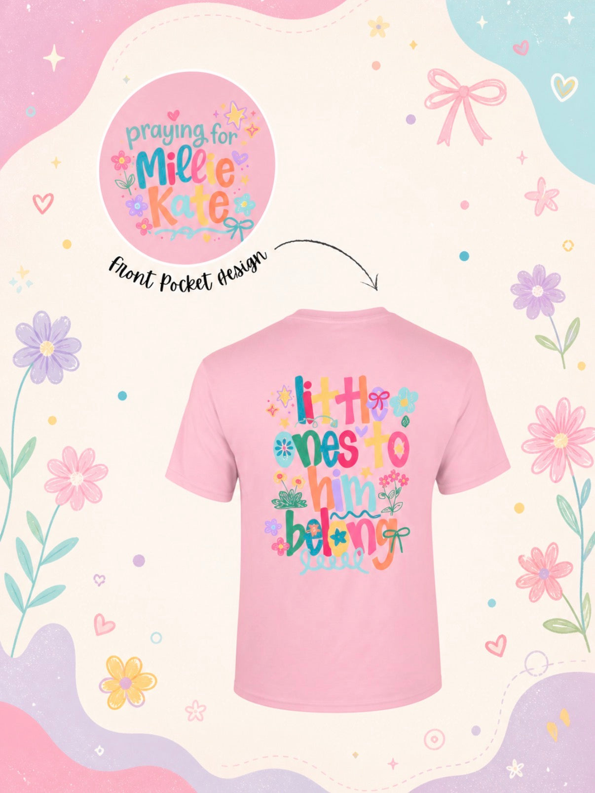 Millie Kate Fundraiser- Pink Gildan