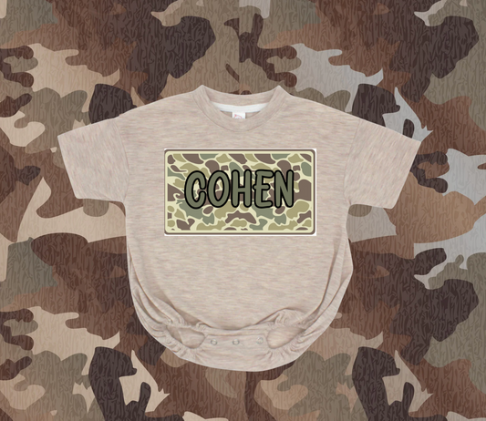 Old Boy Camo Name Block