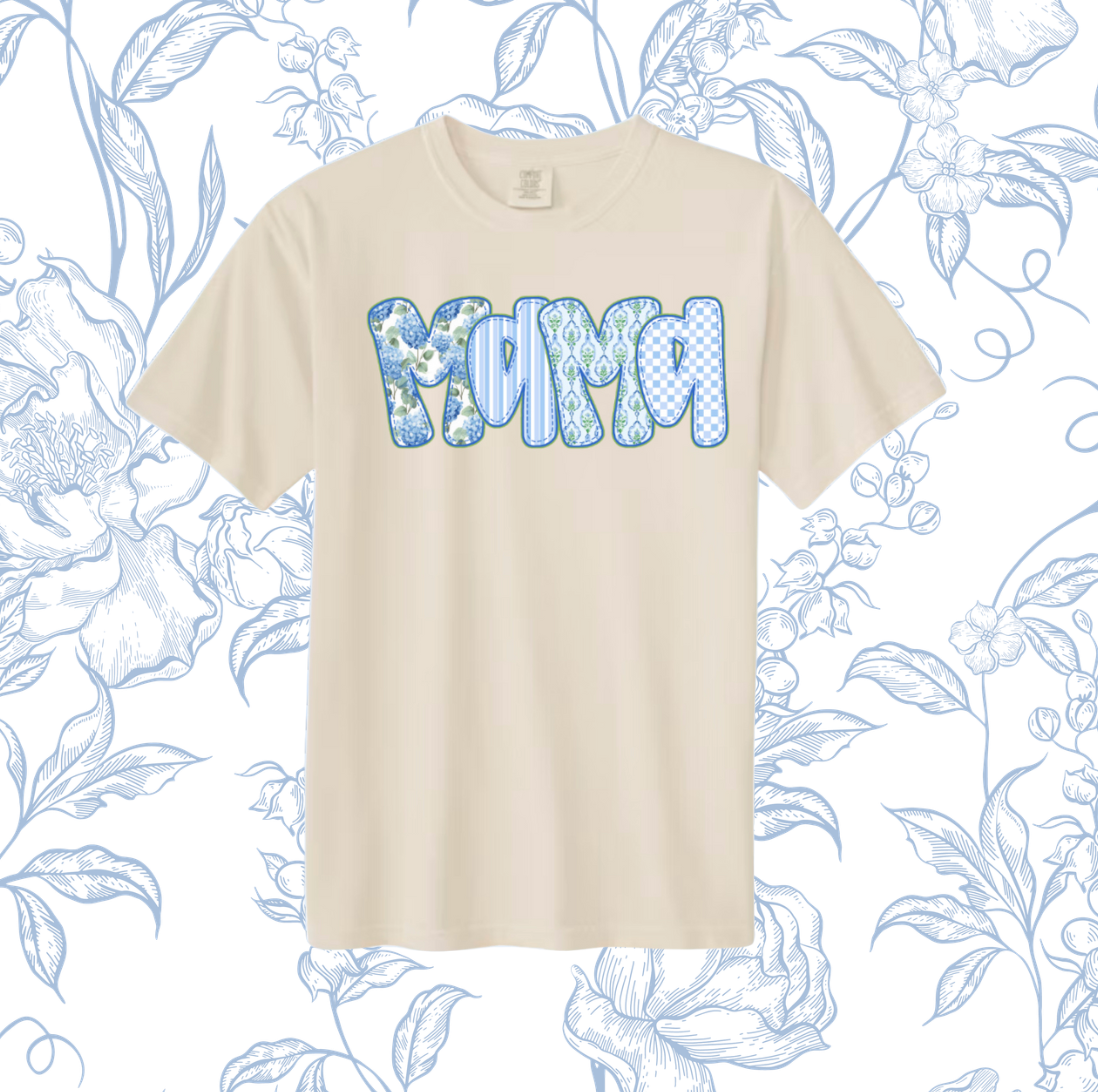Blue Grand Millennial Custom Name