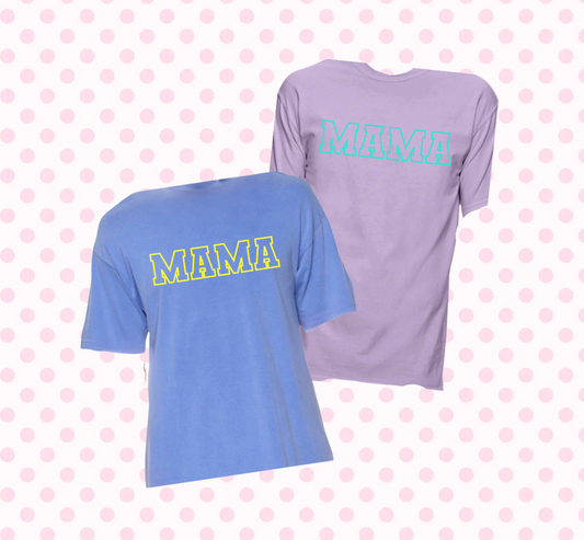 "Mama" Color Block