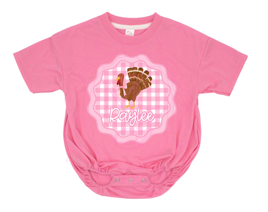 Gingham Gobbler: Pink (Child Sizes)