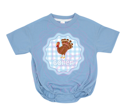 Gingham Gobbler: Blue (Child Sizes)