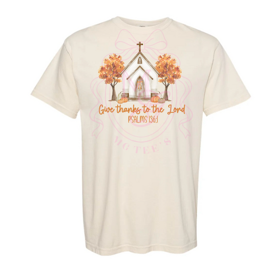 Psalms 136:1 (Adult Sizes)